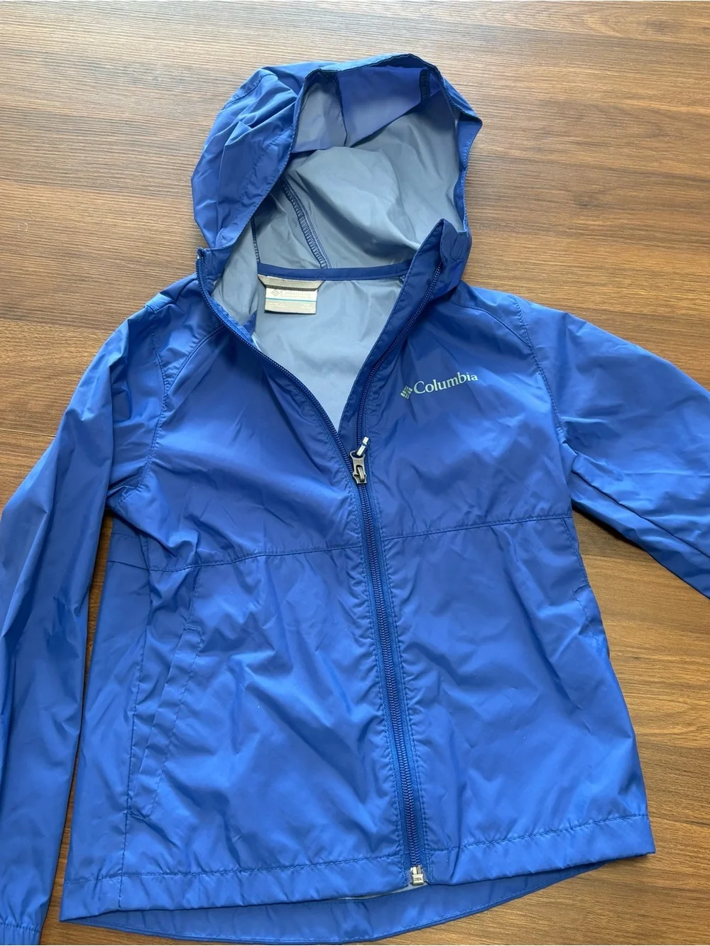 Bundle: Columbia Hooded Windbreaker Jacket, Crewcuts button down & hoodie 6/7